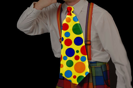 Cravate de clown extra large