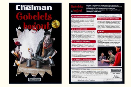 DVD Gobelets & Bagout - christian chelman