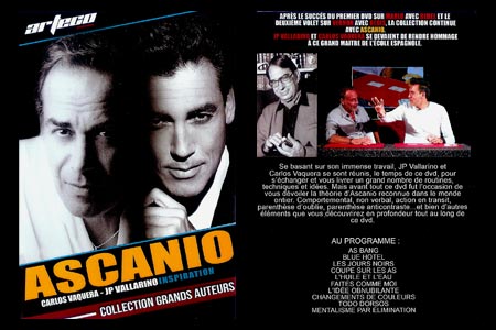 DVD Ascanio Inspiration - jean-pierre vallarino