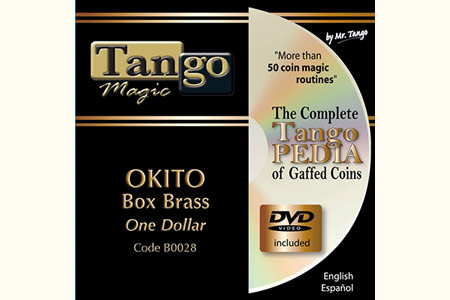 Okito Coin Box (Brass) - mr tango