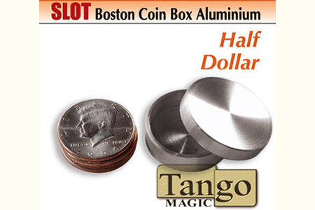 Caja Boston Aluminio con ranura 1/2 dólar - mr tango