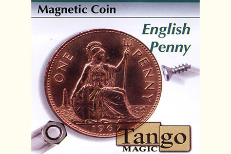 Moneda Magnética - Penique inglés