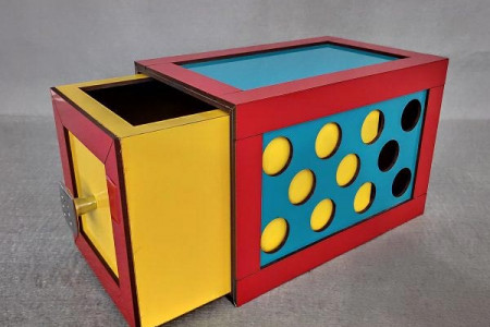 Holed drawer box