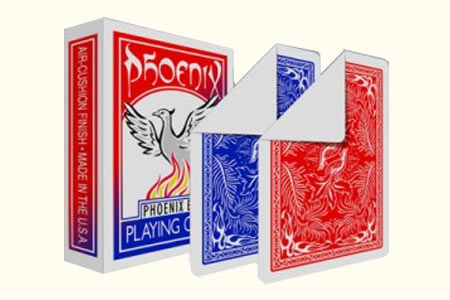 Jeu Phoenix Dos Bleu - Face Blanche - card-shark