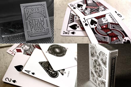 Jeu Bicycle SteamPunk Silver Premium