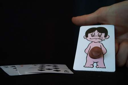 Juego de las tres cartas pene