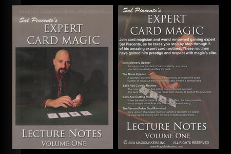DVD Expert Card Magic (Vol.1) - sal piacente