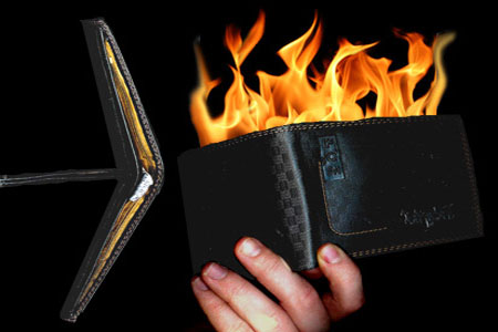 Portefeuille en Feu Ultimate (Noir)