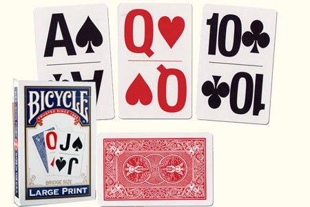 Bicycle Large Print Deck