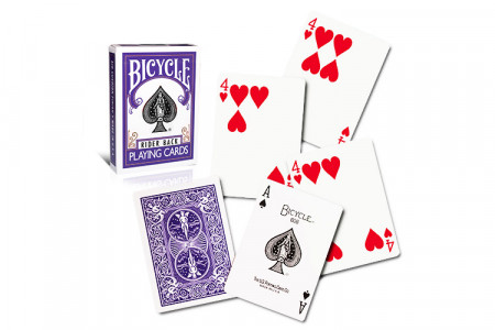 BICYCLE Deck Purple back