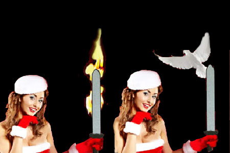 Fire and Dove Sword - tora-magic