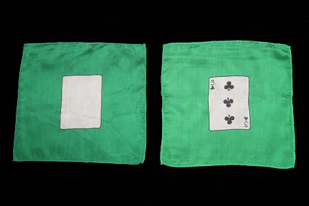 Card silk set - 3 of Clubs + Blank card - 20 