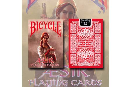 Bicycle Aesir Viking Gods Deck Red