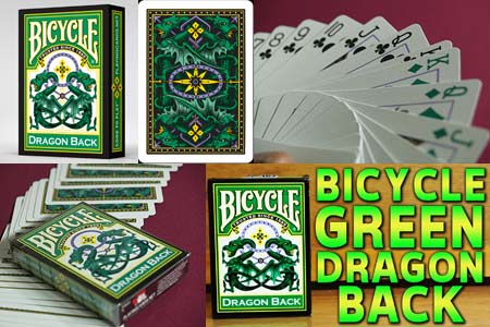 Bicycle Dragon Green Deck