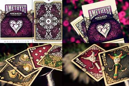 Ornate Amethyst Deck White Edition