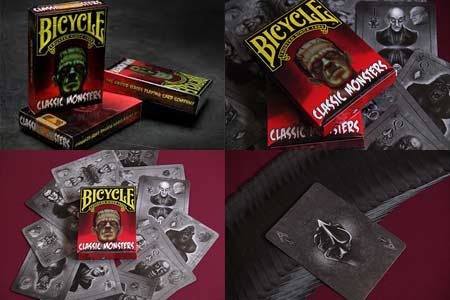 Jeu Bicycle Classic Monsters (Edition Limitée)