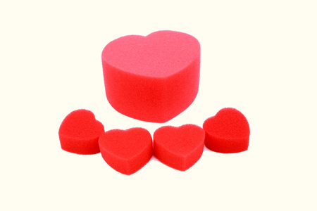 Balle en Coeur - Jumbo Sponge Heart