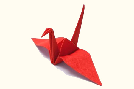 Serviette Origami