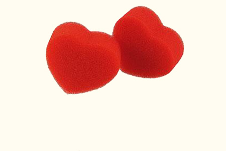 Magic Hearts - Double Red Sponge