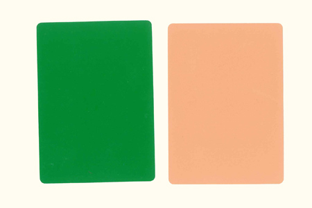 Fanning and Manipulation Cards (Green/Complexion) Fanning and Manipulation Cards (Green/Complexion)