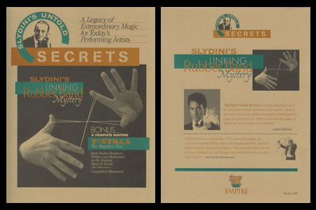 Booklet Slydini's Linking Rubber Band Mystery