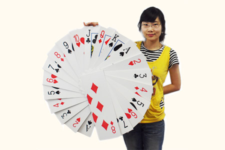 Large-scale card production fan