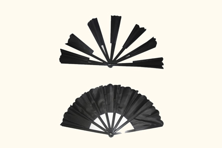 Broken and restored fan