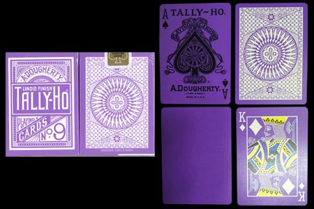 Reverse Purple Circle Back TALLY-HO Deck