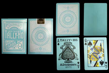 Reverse Blue Circle Back TALLY-HO Deck