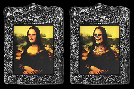 Portrait encadré de la Joconde (20 x 25 cm) Portrait encadré de la Joconde (20 x 25 cm)
