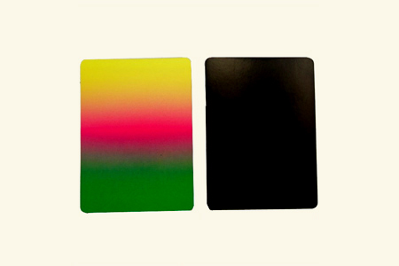 Cartes de manipulation rainbow à dos noir