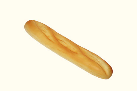 Baguette de pain à apparition