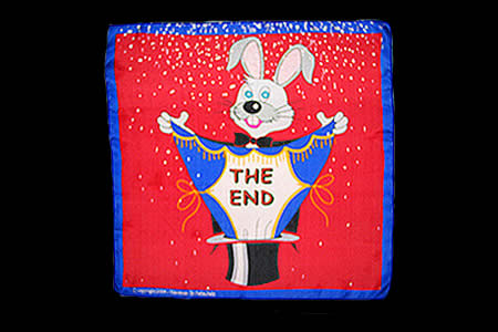 Foulard Lapin The End (60 x 60 cm)