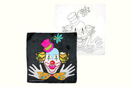 Foulard Clown (45 x 45 cm)