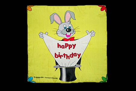 Foulard Happy Birthday new (45 x 45 cm)