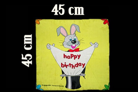 Foulard Happy Birthday new (45 x 45 cm)