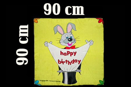 Foulard Happy Birthday new (90 x 90 cm)