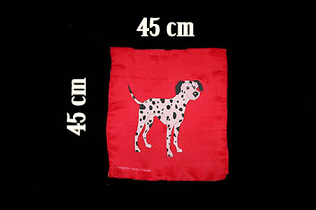 Foulard Family dog (45 x 45 cm)