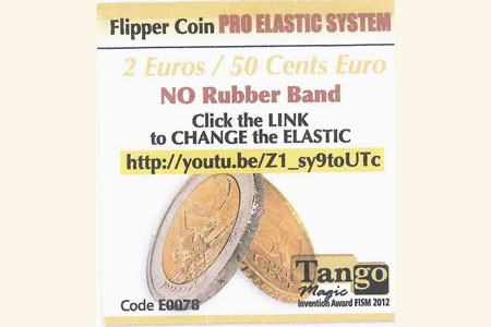 Flipper coin Pro Elastic 2 euros/5cts - mr tango