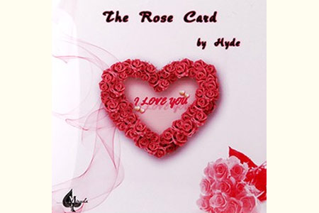 Carte à la rose