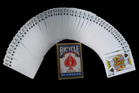 Forcing Bicycle Deck (10 of Spades)