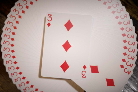 Forcing Bicycle Deck (3 of Diamonds)