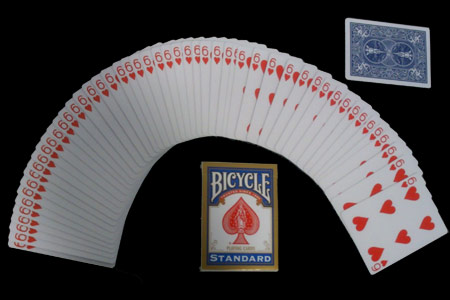 Forcing Bicycle Deck (3 of Hearts)