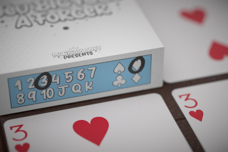 Forcing Bicycle Deck (3 of Hearts)