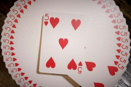 Jeu Bicycle à Forcer (5 de Coeur)