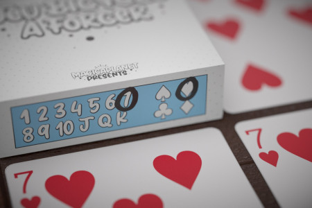 Forcing Bicycle Deck (7 of Hearts)