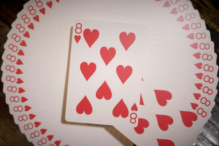 Forcing Bicycle Deck (8 of Hearts)