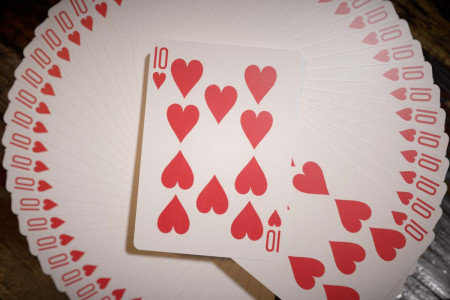 Forcing Bicycle Deck (10 of Hearts)