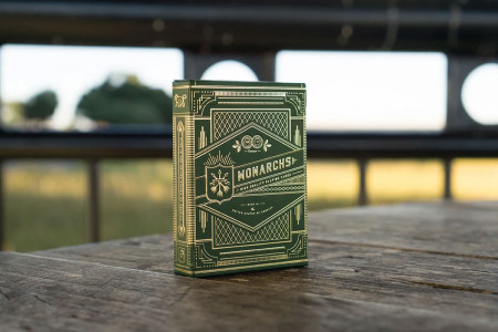 Green Monarchs Playing Cards 