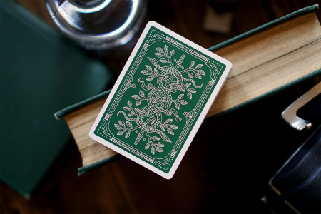 Green Monarchs Playing Cards 